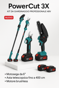 POWERCUT 3X (KIT ASTA MOTOSEGA E CESOIA)