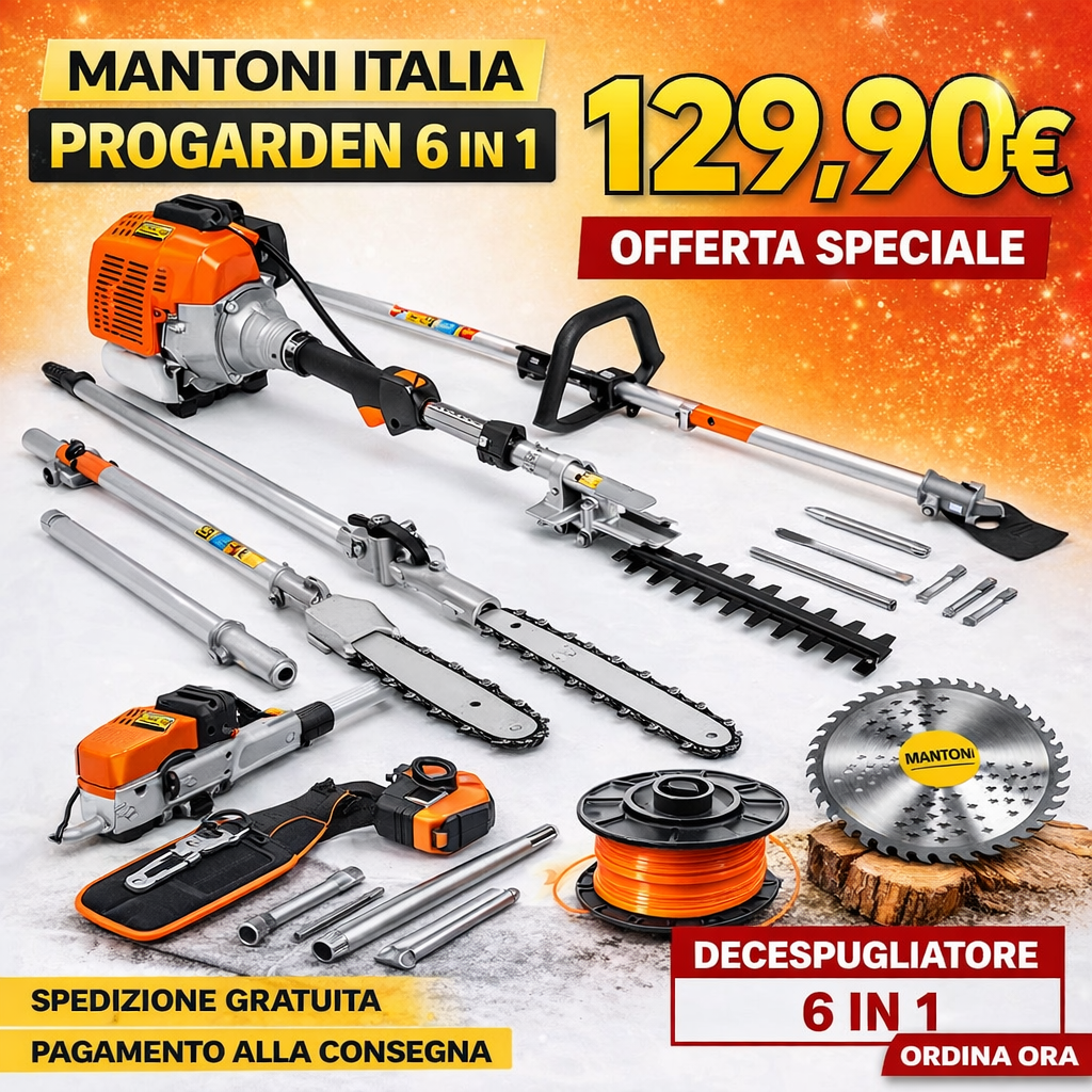 DECESPUGLIATORE MULTIFUNZIONE 6 IN 1
