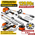 Decespugliatore 6 in 1 Ferranosa